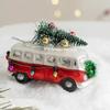 Santa Claus Christmas Glass Ornaments Snowman Christmas Theme X-mas Tree Decoration Pendant Gift Colorful Christmas Hanging