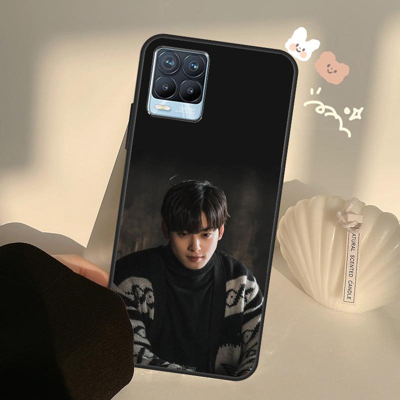 Cha Eun Woo Korean actor singer Case For Realme C63 C61 C55 C51 C53 C25 C65 C67 C71 C75 10 11 12 13 14 Pro Plus GT6 GT7 Pro