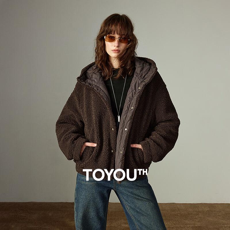 

Женская стеганая куртка с капюшоном Chuyu из бархата «Колосок пшеницы Майяра» M