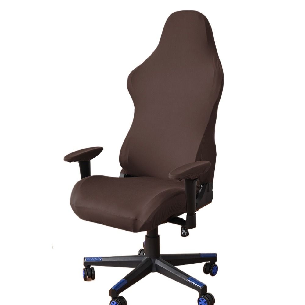 Solid Color Gaming Chair Cover Elastic Seat Cover Washable Protector Cover  Office Chair