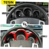 TESIN Car Decoration Sticker Accessories For Dodge Nitro 2007-2012 Dashboard Decorative Frame Cover For Dodge Nitro