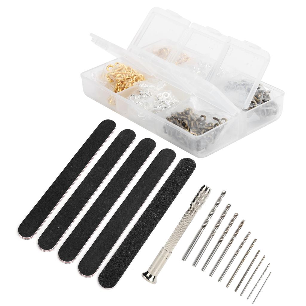 Hand Drill Set for Jewelry Making Eye Screw DIY Craft Jewelry Pendant Making Accessories