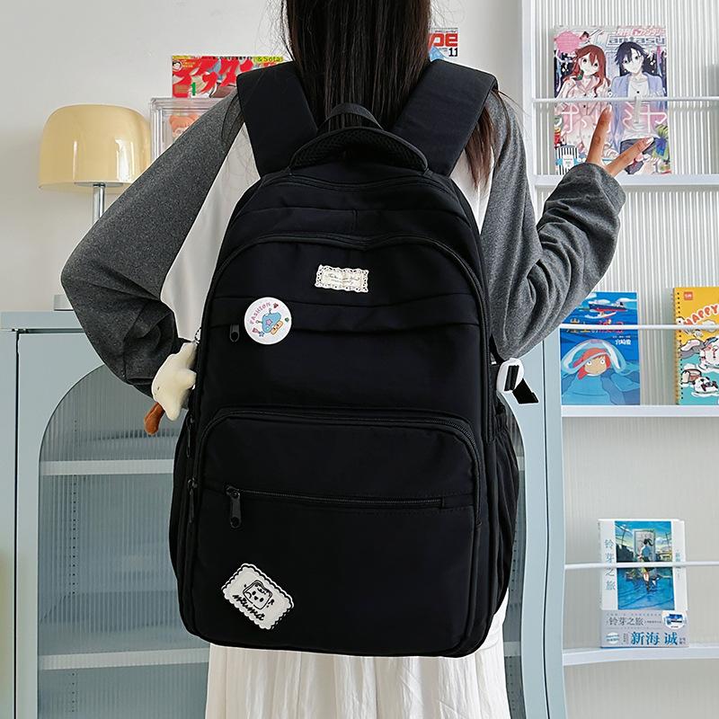 Schoolbag Trendy Brand Schoolbag Girls College Students Sports Backpack Fashion Trend Large Capacity Junior High School Students High School Students