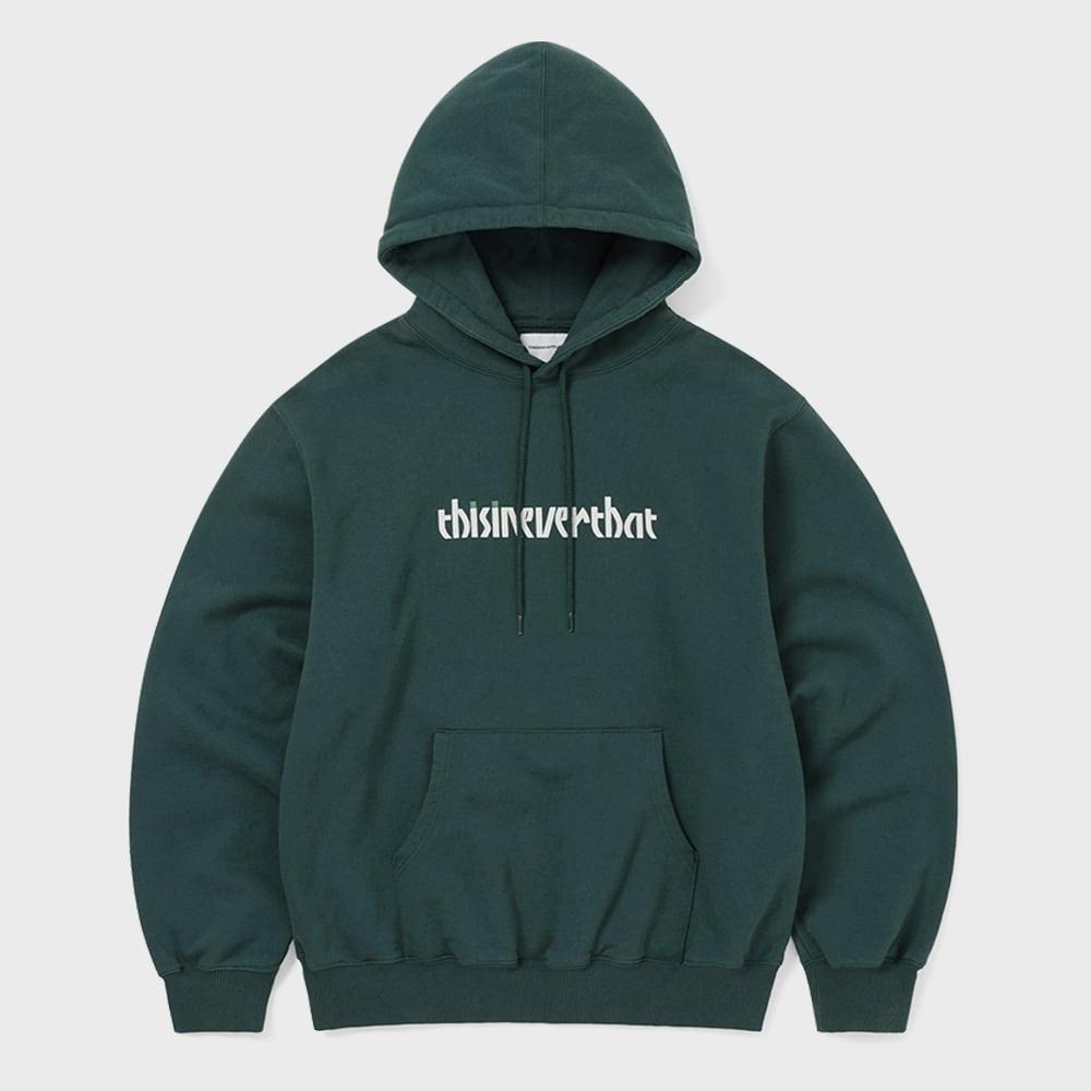 ThIs Is Never That Circled Number Hoodie Sea Green S