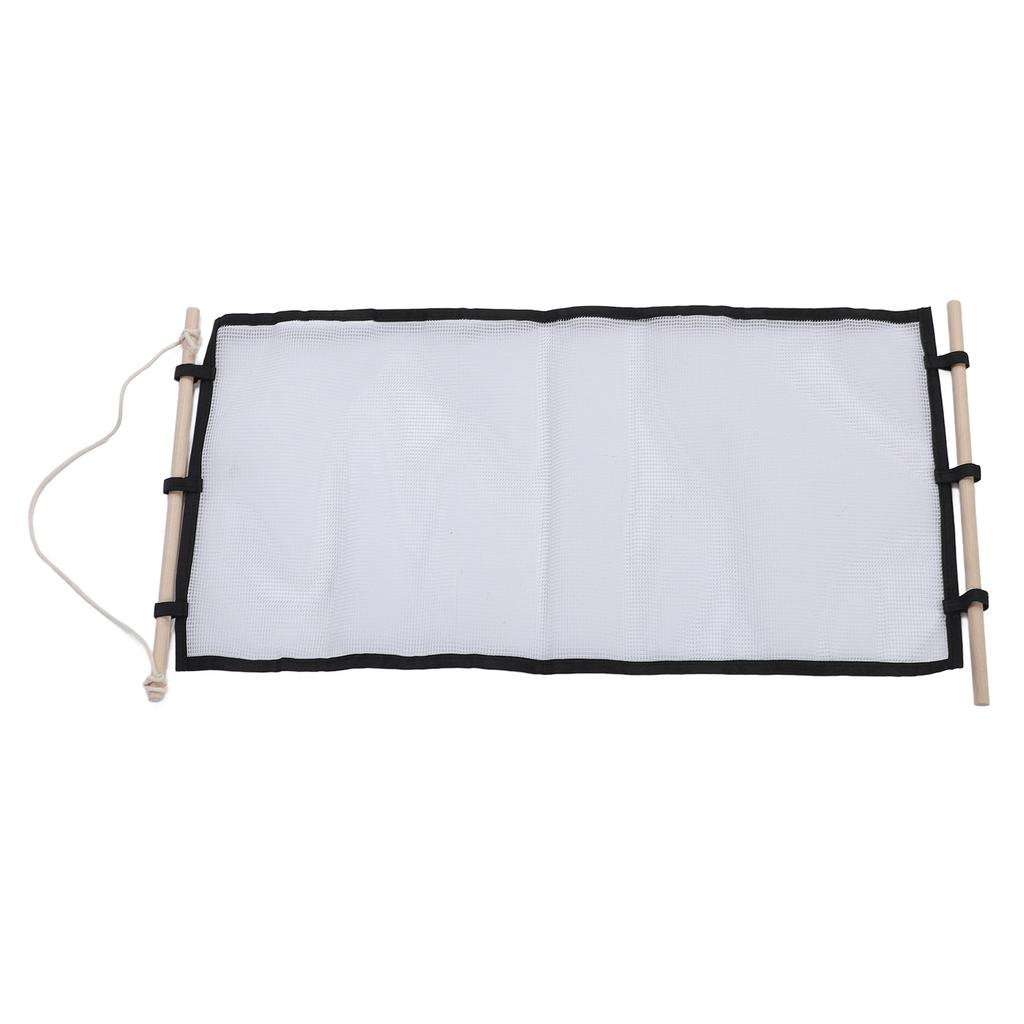 Hängender Ohrringhalter Netzstoff Wandmontage Schmuckorganisator für Halsketten Armbänder