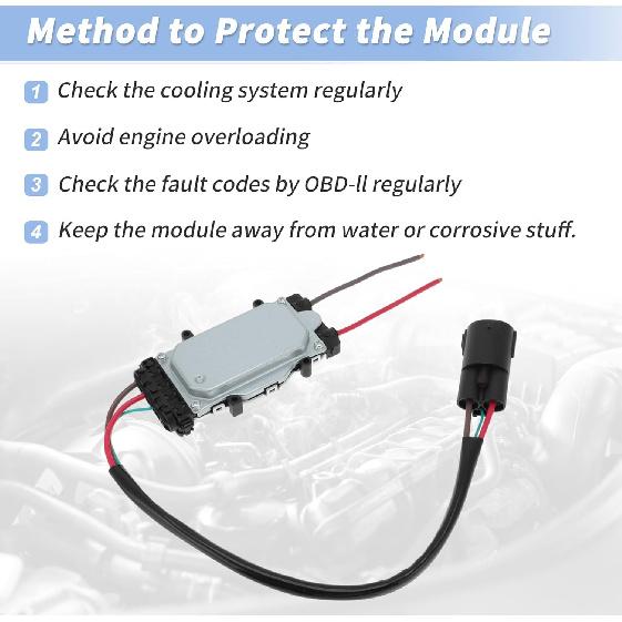 No.1137328558 Engine Cooling Fan Control Module for Ford Focus for Mazda 3 Sport for Volvo C30 V50 C70 S40 04-10 Radiator Fan Control Module Unit