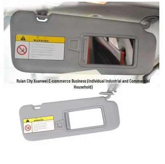 Compatible Hyundai Elantra Sun Visor Set in Gray (Left/Right 85210-F0100TTX, 85220-F0100TTX) Right Sun Visor