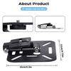 Adjustable Projector Mount Stand Lightweight Metal 180° Swiveling Stability Bracket Desktop/Wall Mount/Suspended
