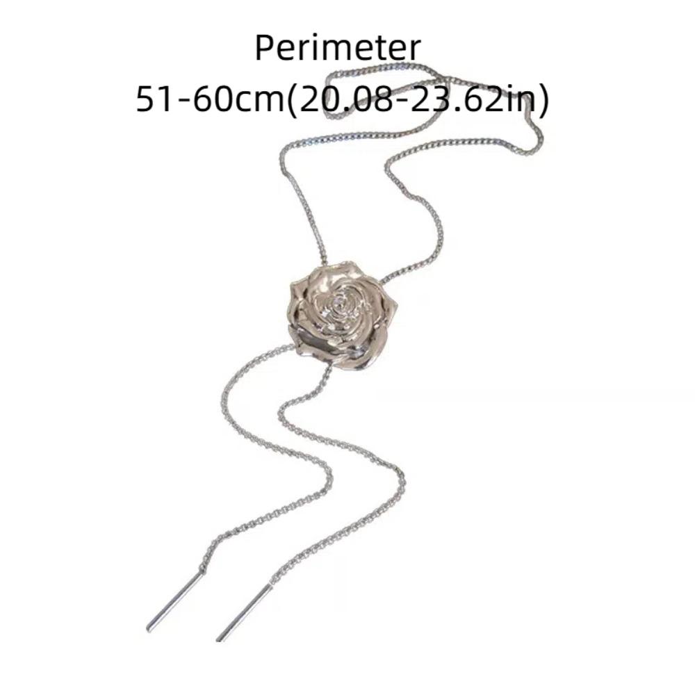 Sweet Butterfly Necklace Flower Women's Choker Temperament Y2K Tassel Necklace  Gifts