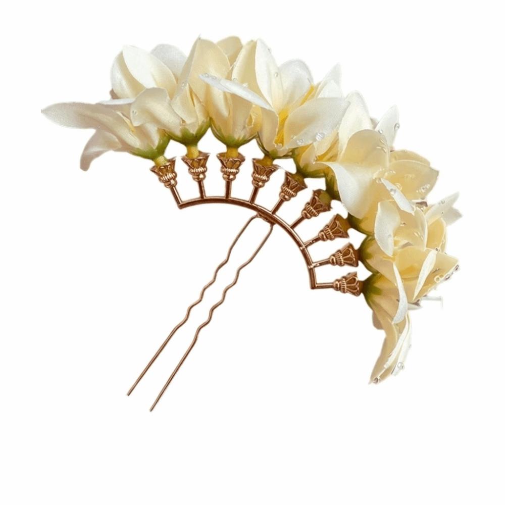 Bohemian Blumen Haarstab Große Thailändische Haarspange Vintage Braut Haaraccessoires Mädchen