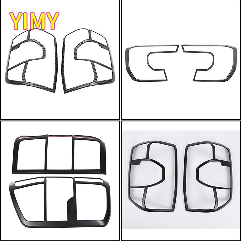 2x ABS plastic Matte balck Headlight Cover Trim Front Head Lamp Strip Headlamp Tail Lights Frame Fit for Ford Ranger T9 +