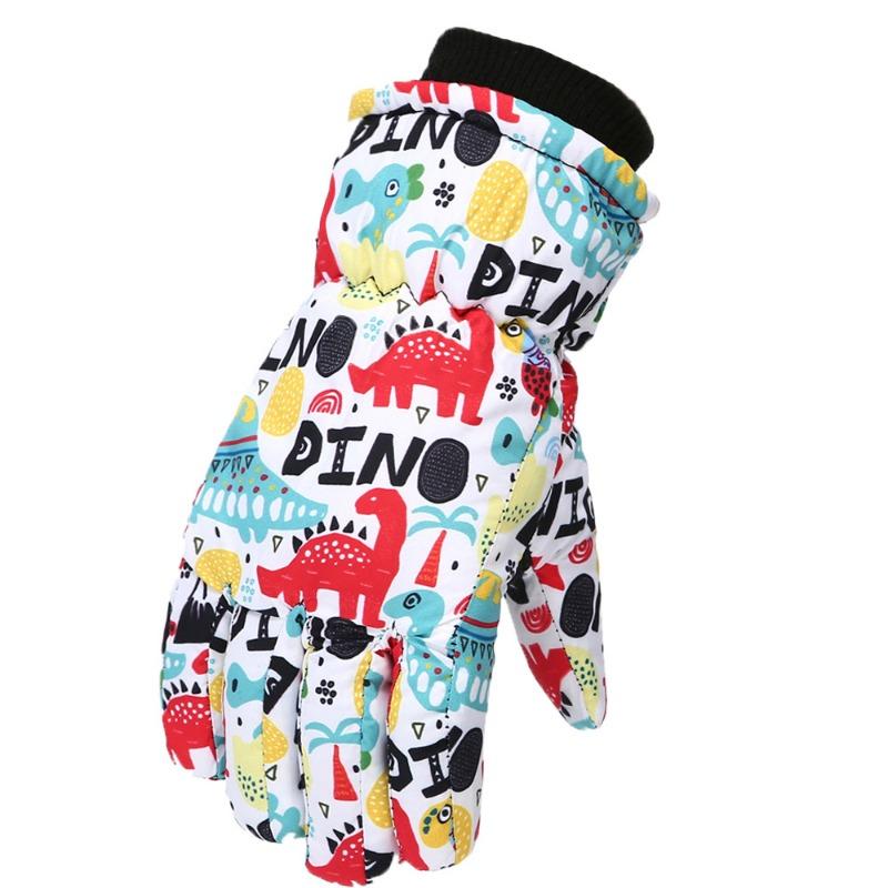 Winter Ski Gloves for Children Non-slip Thermal Gloves for Boy Girl Snowboard Windproof Outdoor Kids Mitten Cycling Gloves