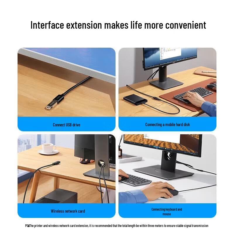 Ugreen MU002 Wired Ergonomic USB Mouse (2-Pack)
