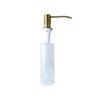 Brushed Gold Stainless Steel Kitchen Sink Soap Dispenser Deck Hand Pump Liquid Dispenser