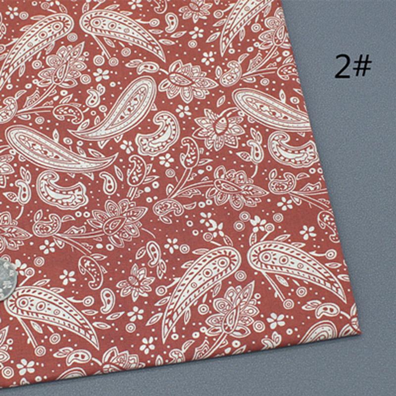 147x100cm Estilo Pastoral Floral Tela de Algodón Vintage Material de Costura para Ropa Telas de Popelina Para Patchwork Hecho a Mano DIY