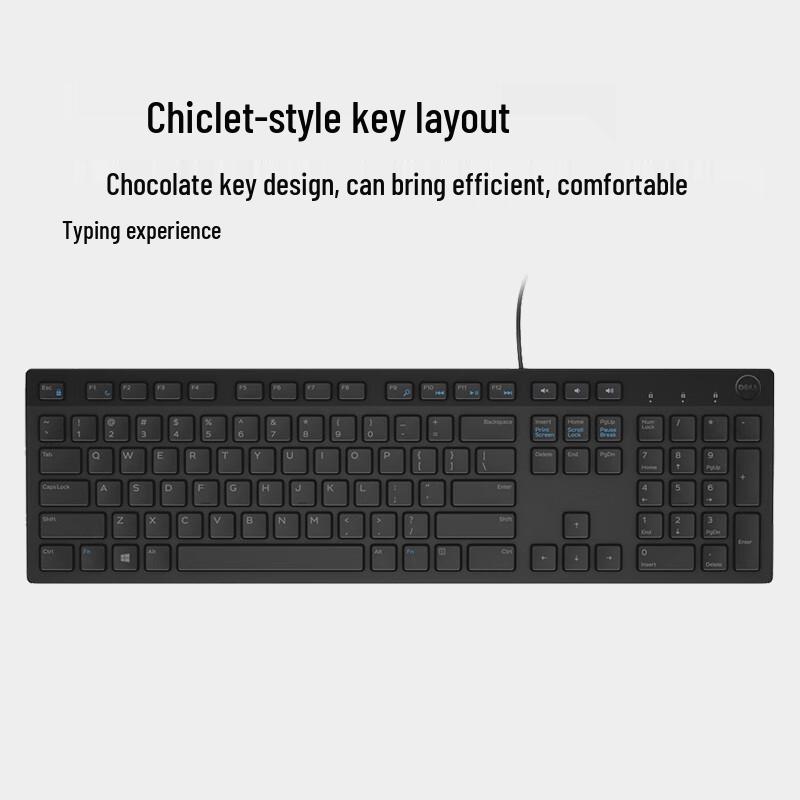 Dell KB216 Wired USB Full-Size Multimedia Keyboard