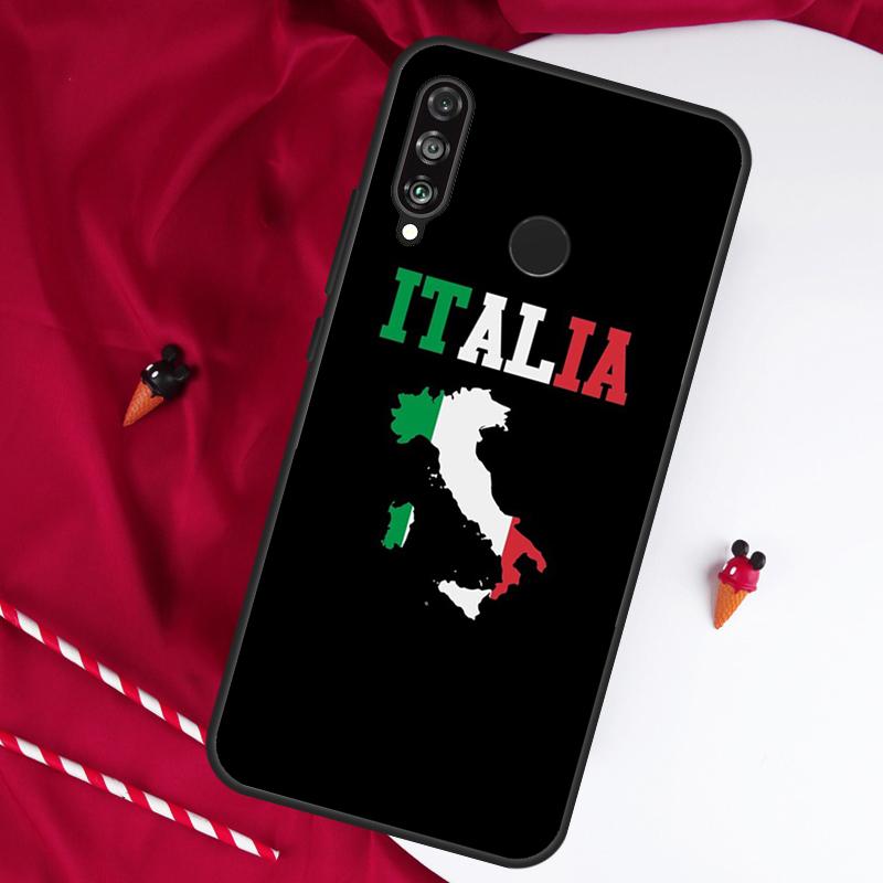Italy Flag For Huawei Nova 11 Pro 9 10 SE Y60 Y70 Y90 Y61 Y91 Y73 Y72 12i 11i 8i P20 P30 P40 Lite Case