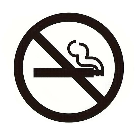 Acrylic No Smoke Sign Self-adhesive Business Office Restaurant Public Place Smoke Ban Warning Sign Wall Decoration