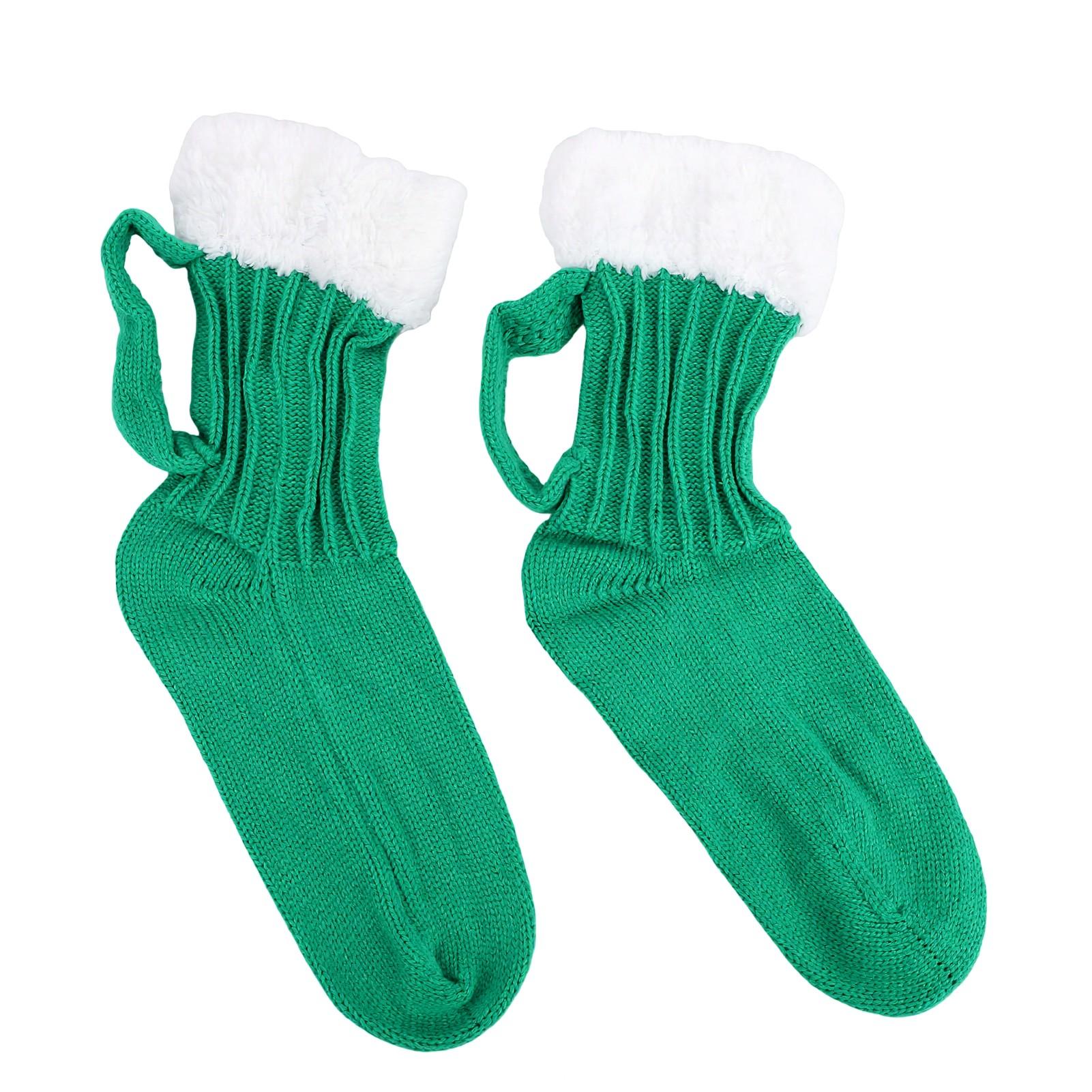 Chaussettes Bière Originales avec Poignées - Chaussettes Gobelet à Bière avec Mousse - Manchette Design Unique pour Fêtes et Célébrations blue