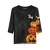 Women's Short Sleeve Round Neck Loose Fit Lightweight Casual Blouse Top