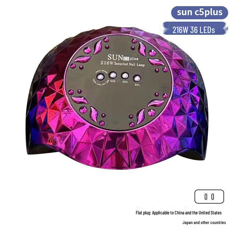 Dazzling 256W LED Nail Curing Lamp, Quick Dry Gel Lamp for Salon Use