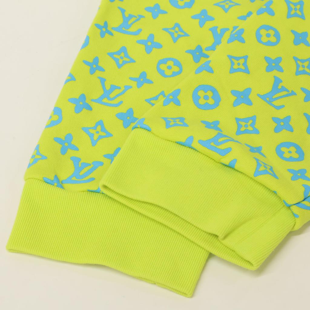 LOUIS VUITTON [Excellent Condition/Domestically Authorized/Made in 2011] RM231 IHN HOY87W Monogram Crew Neck Sweatshirt tops XL greenUsed