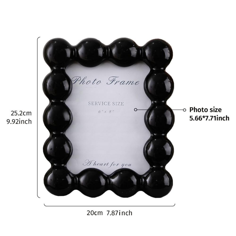 

8 Inch Resin Photo Frame Luxury Picture Display Frame Picture Frame Ornaments for Mom чёрный