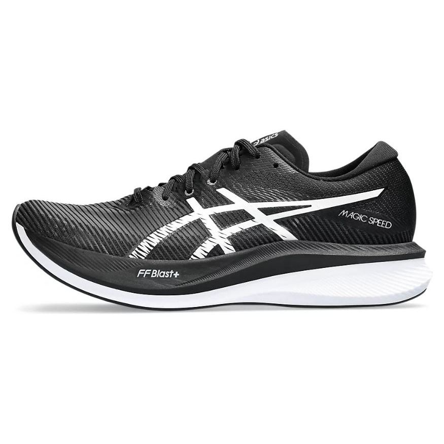 ASICS Men s Magic Speed 3 Carbon Plate Running Shoes Black White 1011B703-001 EU 39