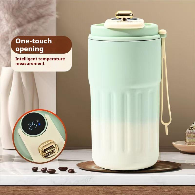 450ML Stainless Steel Thermo Water BottleDisplay Temperature Coffee Cup Insulated Cup Vacuum Cup Keep Cold and Hot Thermal Mug