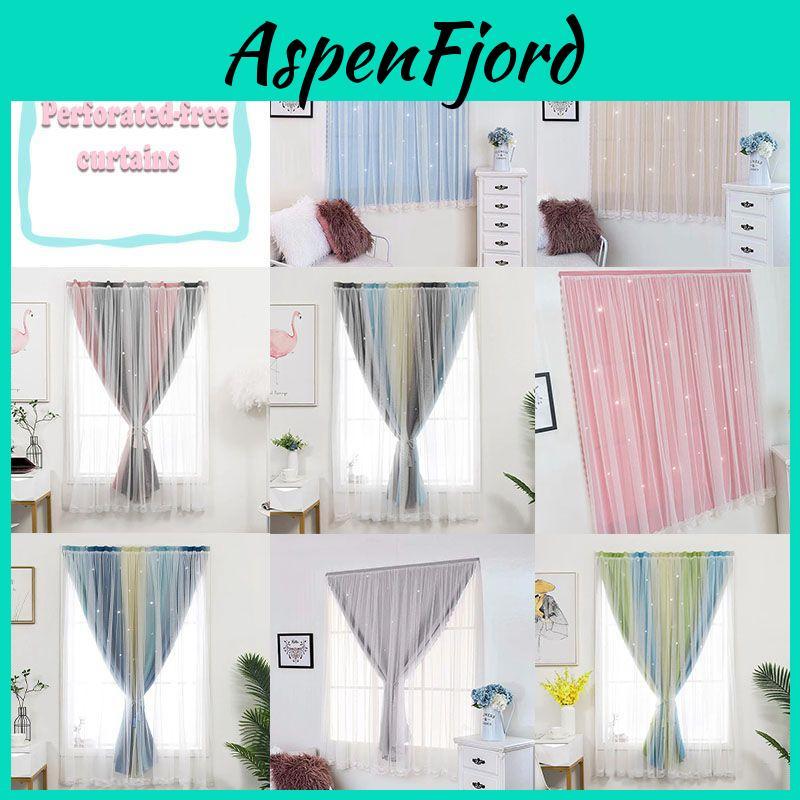 Chic Self-adhesive Gauze Curtains For Easy Installation And Bedroom Style