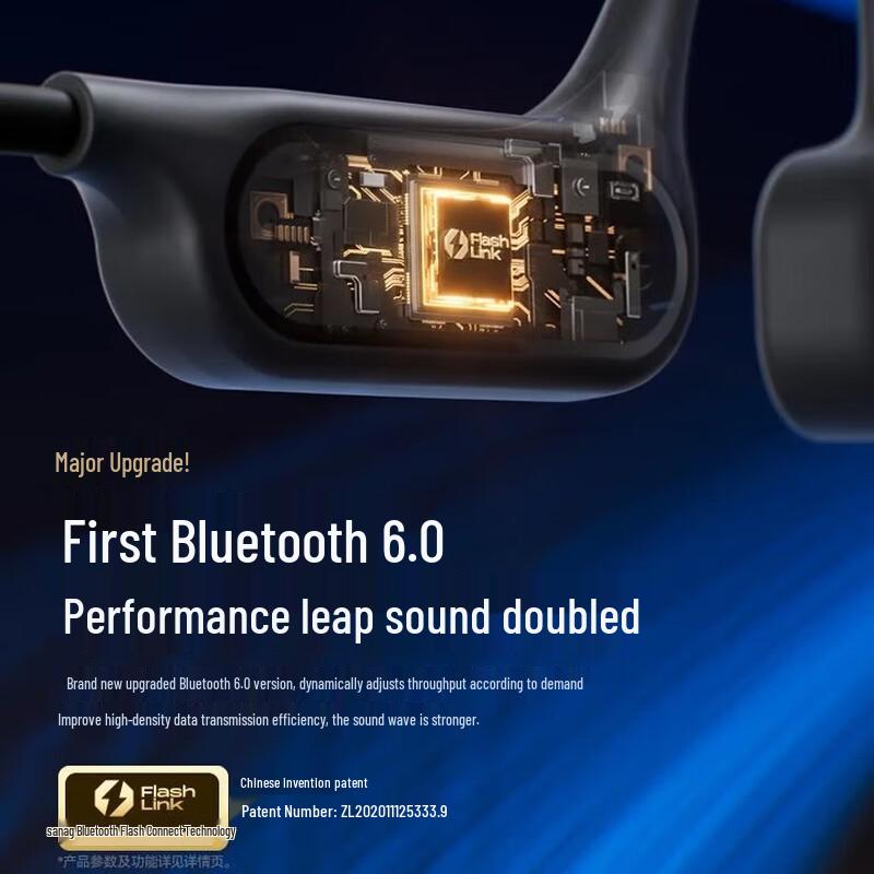 Saina B33S Bone Conduction Swimming Bluetooth Headphones