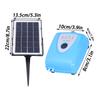 Solar Powered Oxygenator Water Oxygen Low Noise Air Pump Pond Aerator AP008 3.5W 3.0‑4.25V