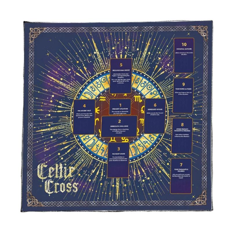 Reading Card Astrologys Tablecloth Tarots Divinations Tablecloth Altars Cloth Divinations Board Game Accessories