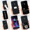 Für Infinix X689F X689 Hülle Infinix Hot 11 G37 Hot 10S NFC 10T Coque Funda Weiches Silikon Kamera Geschützt Schwarze Katze Weltraummann