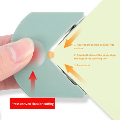 1PC Card Rounded Cutter Corner Rounder Paper Portable Hole Trimmer Angle Border Punch Photo Scrapbook Office DIY Craft Hand Tool