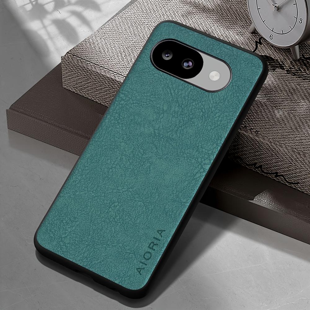 Phone Case: Luxury Retro Synthetic Leather Phone Case for Google Pixel 10 Pro XL 10A Matte Soft Bumper Hard Back Cover Fashion Protective Case