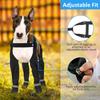Waterproof Dog Boots Nonslip Dog Paw Boot Leggings Reflective Dog Rain Snow Boots Adjustable Dog Paw Protector Pant L/XL for Dog