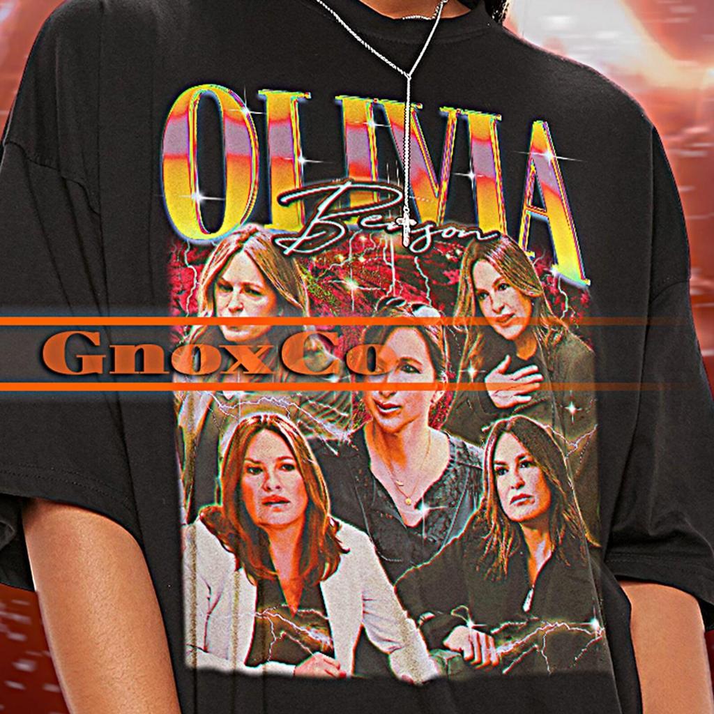 OLIVIA Benson Tshirt, Mariska Hargitay Retro Tees, Elliot Stabler, OLIVIA Benson Vintage 90's Vintage Tshirt, Elliot Olivia #ari