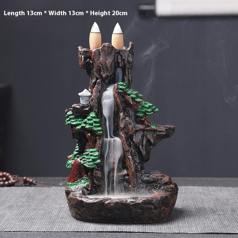 Incense Holder Ceramic Incense Burner Creative Ornaments for Backflow Incense Burner