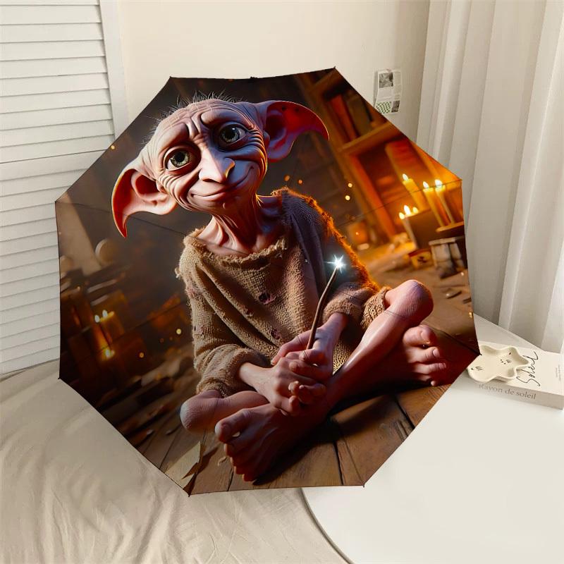 1PC Warner Dobby magic Umbrella-8-Rib Reinforced, Automatic Open, Lightweight & Durable-A27