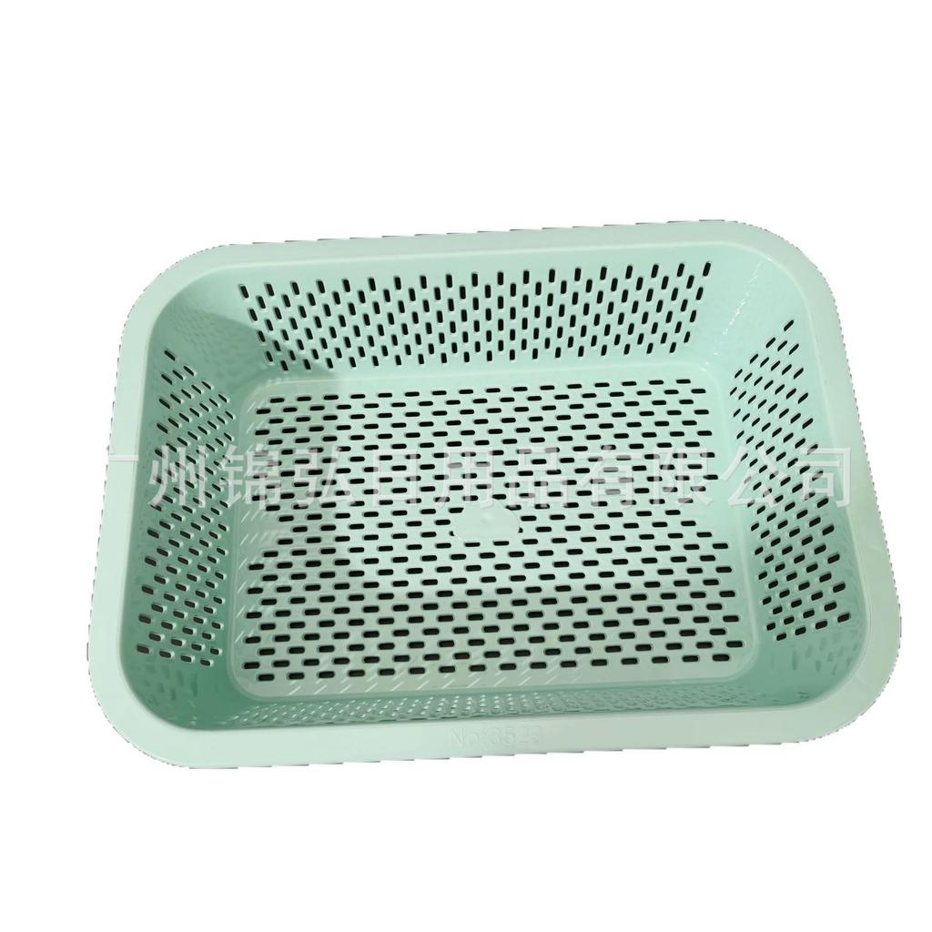 Rectangular Vegetable and Fruit Strainer Storage Basket for Draining and Sorting