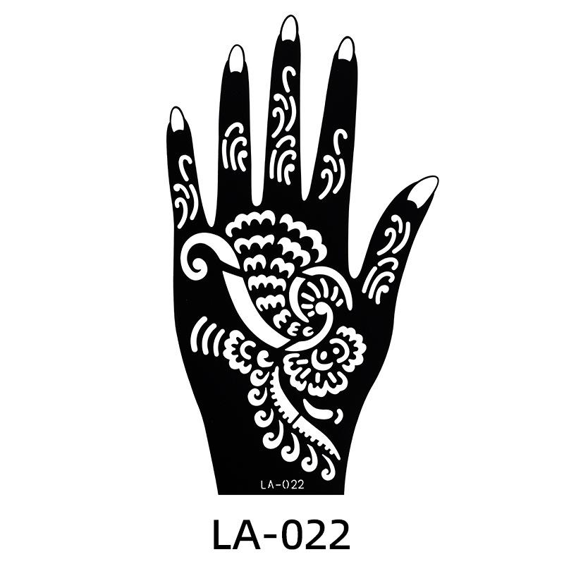 Hollow Tattoo Sticker Waterproof Indian Hannah Tattoo Template Hand Painted Diy Painted Hand Tattoo