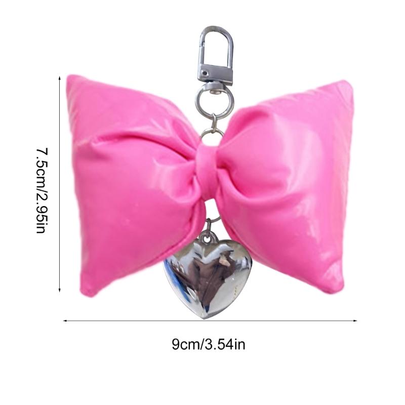 Stylish Bowknot Pendant Long lasting Keychain Key Ornament Cute Bowknot Keyrings Perfect Gift for Fashionable Women Girl