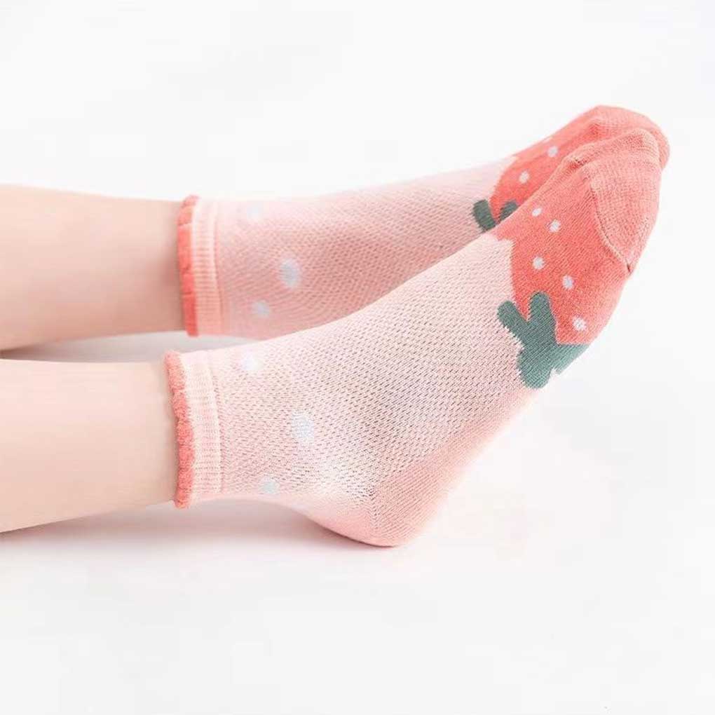 10 Pairs Kids Socks Boys Unisex Children Ankles Hosiery Casual Breathable Comfortable Footwear Accessory Summer School