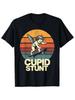 New Men's Cotton T-Shirt Comfortable High Quality Beach Travel Cupid