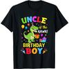 Uncle Of The Birthday Boy T-Rex Funny Dinosaur Boy Party T-Shirt