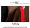 Elderly Men's Thickened Knitted Cardigan with Fleece, Wool Sweater for Grandpa and Grandma, Red Jacket