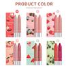 Dragon Ranee 2pcs/set Moisturising Crayon Lipstick Pencil Long Lasting Moisturising Lip Liner Solid Fruit Lip Nectar