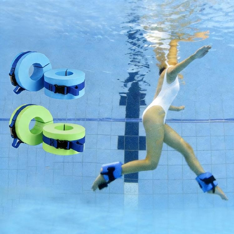 Anneaux de natation flottants en mousse, couleur unie, pour chevilles et bras, avec boucles à libération rapide, équipement d'entraînement à la natation