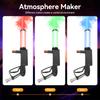 CO2 Handheld Smoke Machine High Pressure 5-6Mpa, RGB LED Fog Maker with 9.8ft Hose for Stage Wedding Party DJ Club Event